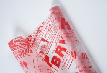 Пленка с рисунком "Газета" 700мм/7,5м/200гр 40мкм (10шт)