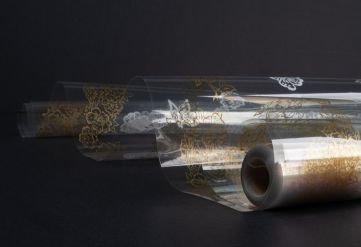 Пленка с рисунком "Листик" 700мм/15м/400гр 40мкм (10шт)