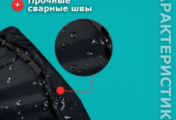 Курьерский пакет черный без кармана 15х24/4см 50мкм (500шт)